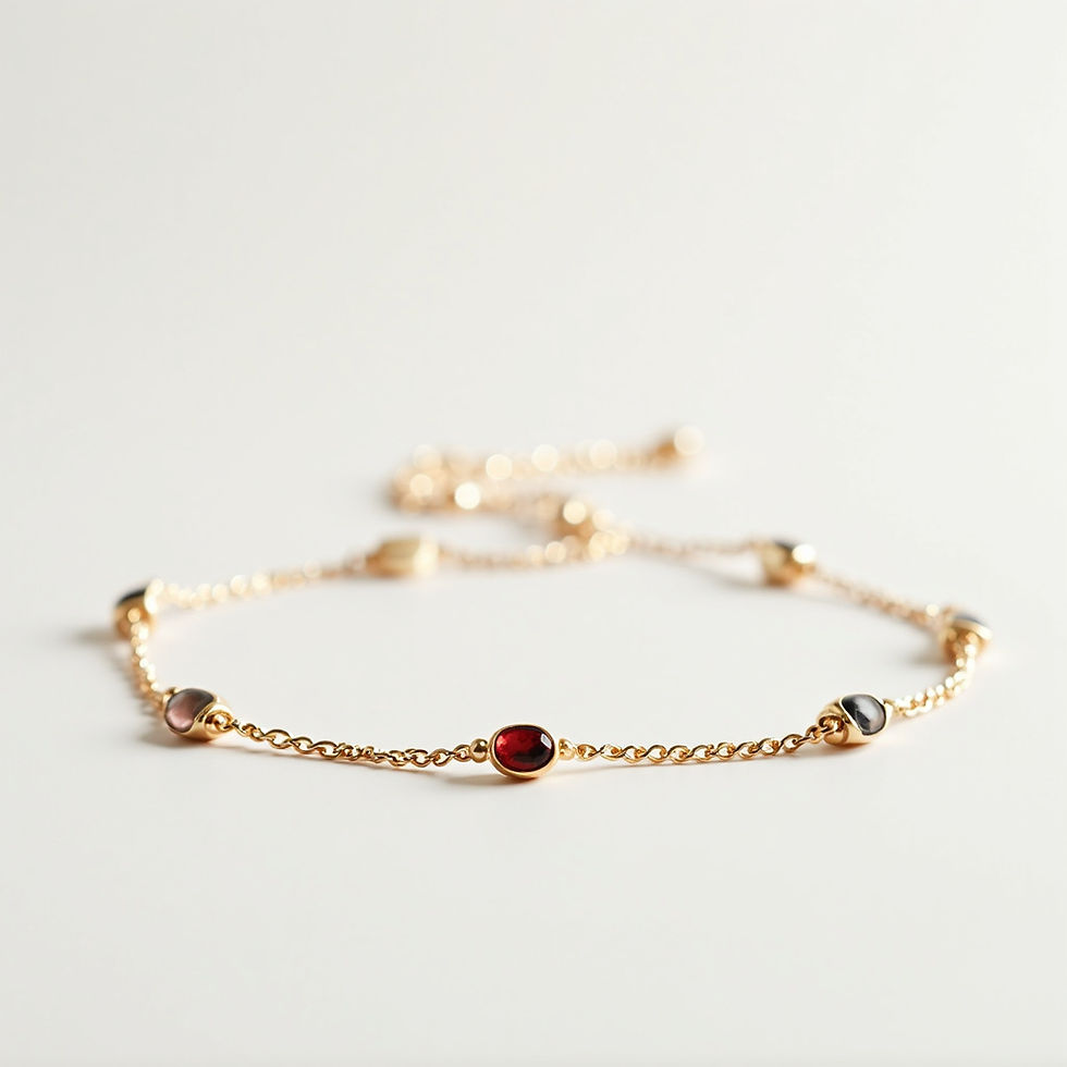 Delicate Gemstone Bracelet