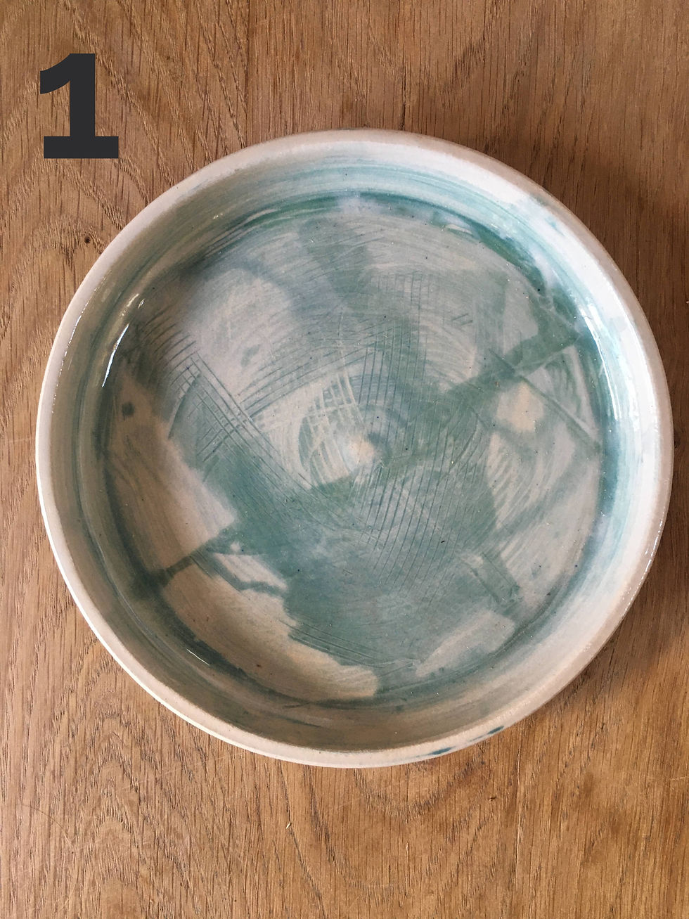 Thumbnail: Slip decorated plates