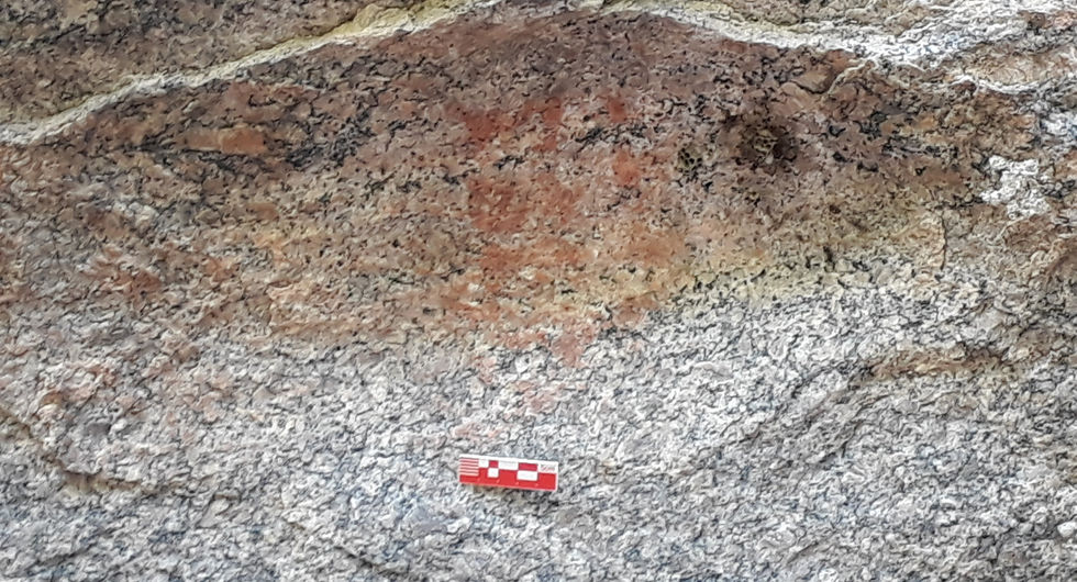 Arte rupestre presente na Pedra da Arara - Fonte: Ricardo Matos
