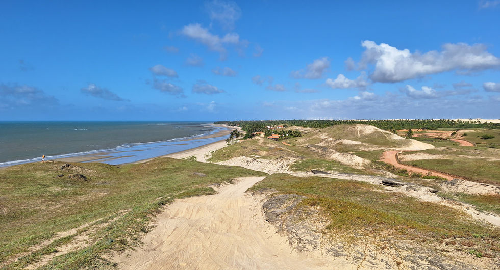 Vista para o nordeste e leste desde o Mirante do Bode - Fonte: Ricardo Matos