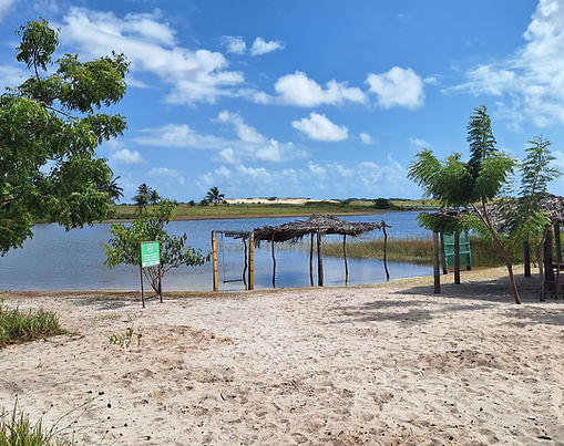 Vista desde a margem leste da Lagoa de Humaitá - Fonte: Ricardo Matos