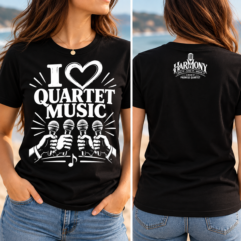 Thumbnail: “🎙️ I ❤️ QUARTET MUSIC” Harmony T-Shirt