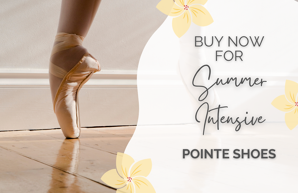 Summer Intensive Pointe Shoes