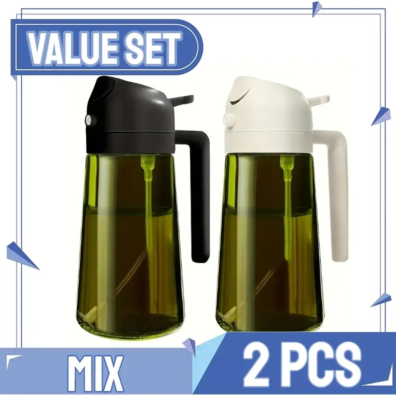 Thumbnail: 2-in-1 Kitchen Oil Sprayer & Dispenser — Spray and Brush Design
