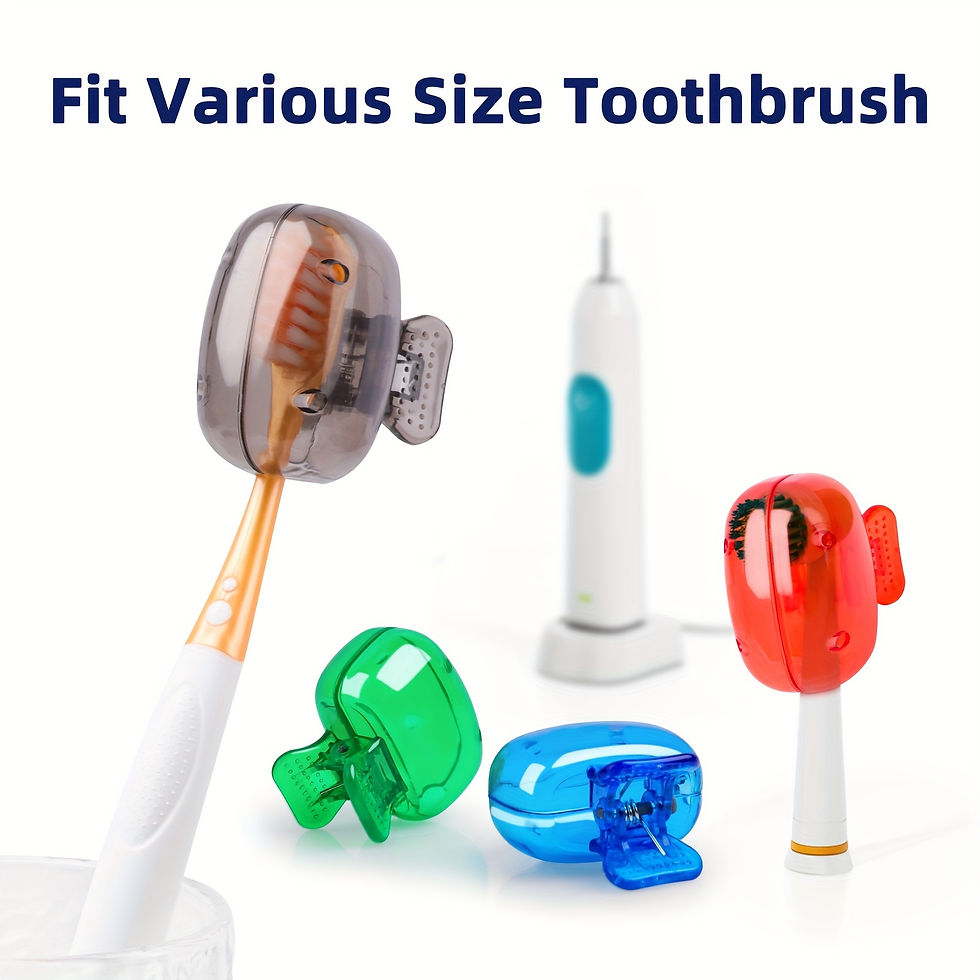 Thumbnail: Travel Toothbrush Head Covers — 2/4-Piece Set