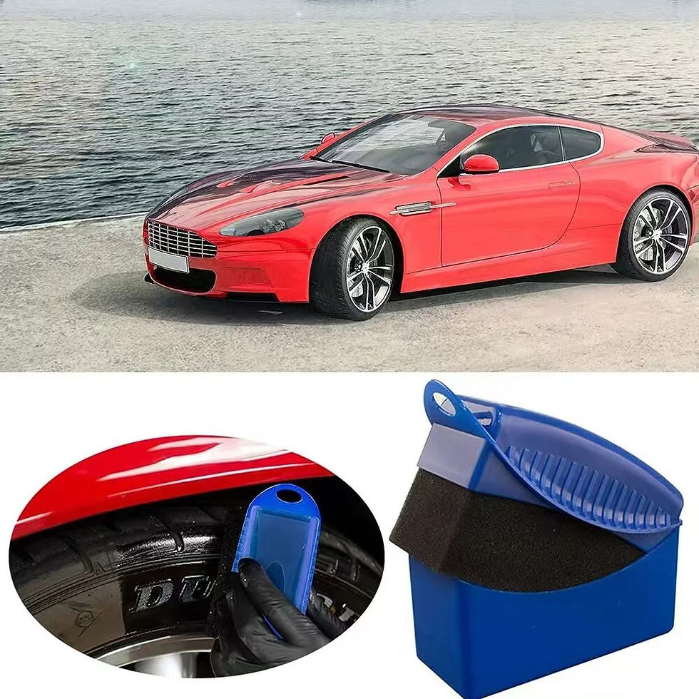 Thumbnail: Car Tire Wax & Polishing Applicator Pads — 2-Piece Set