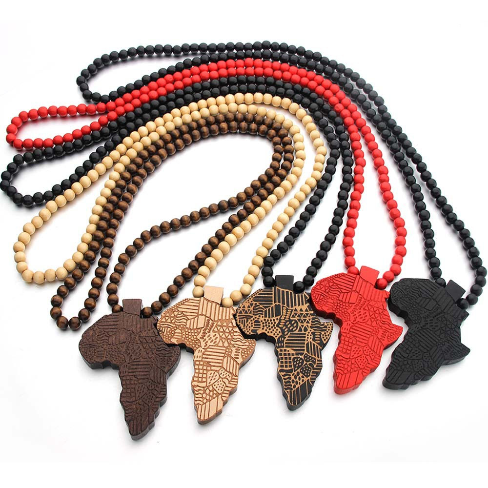 Africa Map Necklace / የአፍሪካ ካርታ ሐብል