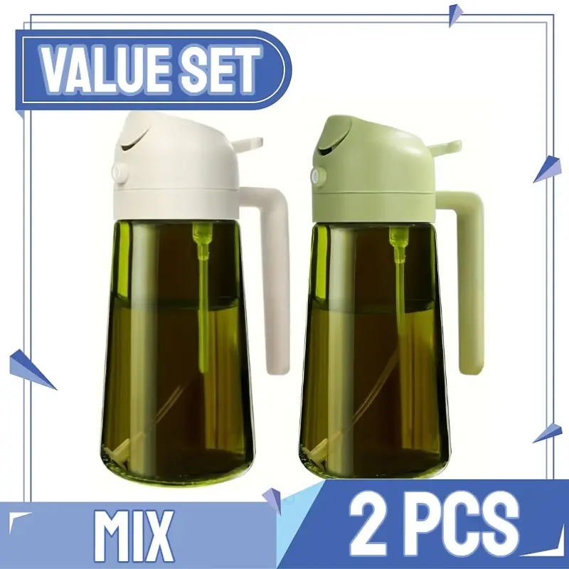 Thumbnail: 2-in-1 Kitchen Oil Sprayer & Dispenser — Spray and Brush Design
