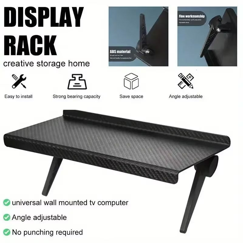 Thumbnail: Computer & TV Screen Storage Rack — Router & Set-Top Box Organizer