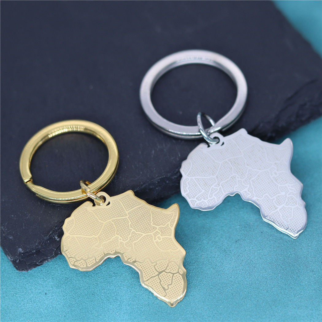 Africa Map Keychain / የአፍሪካ ካርታ ቁልፍ ማንጠልጠያ