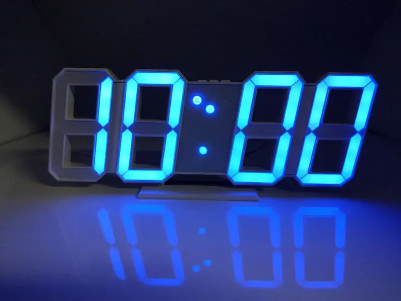 Thumbnail: Digital Desktop & Wall Clock — Adjustable Electronic Display