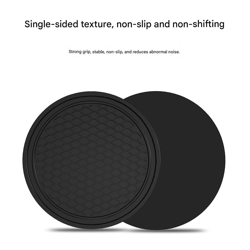 Thumbnail: Non-Slip Silicone Car Cup Holder Coaster Insert
