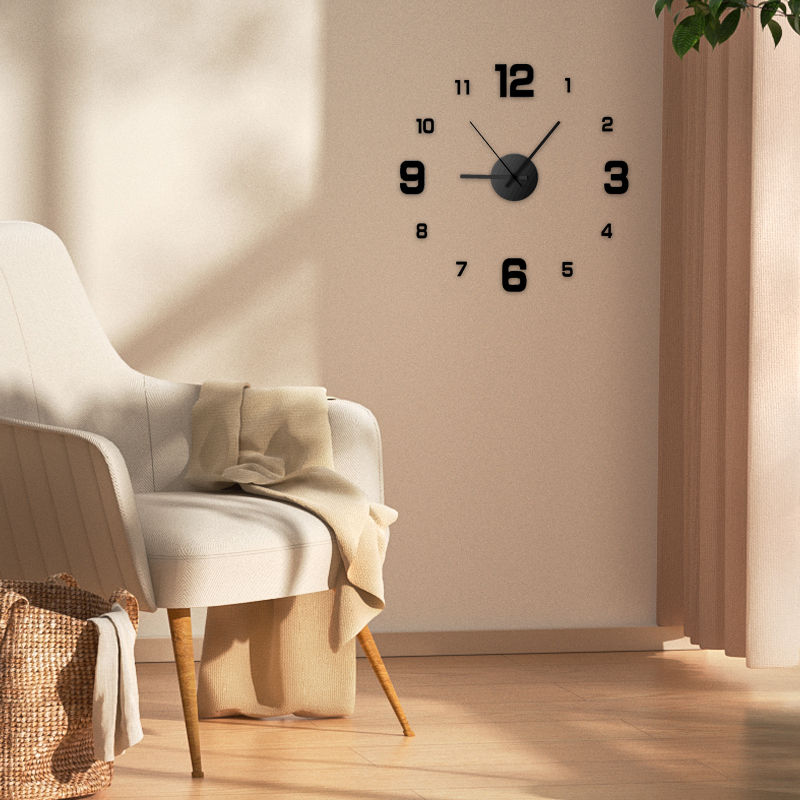 Thumbnail: Frameless DIY Wall Clock — Silent Decorative Design