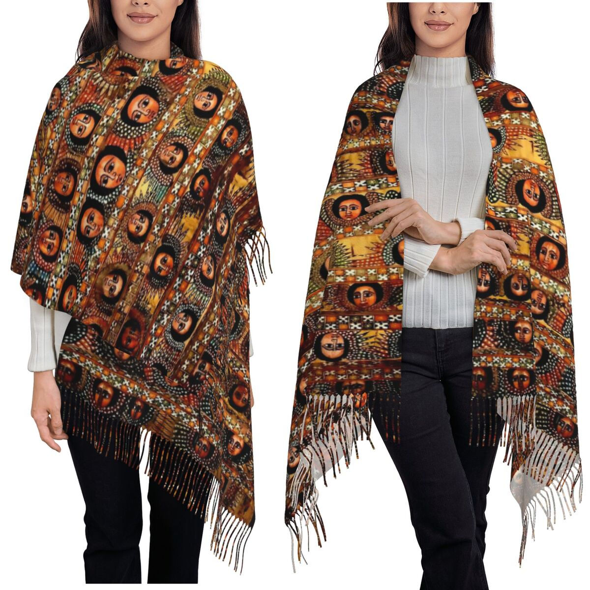 Ethiopian Habesha Cultural Scarf / የሀበሻ ባህላዊ ሻል