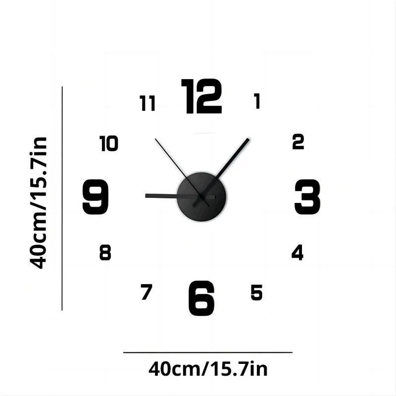 Thumbnail: Frameless DIY Wall Clock — Silent Decorative Design