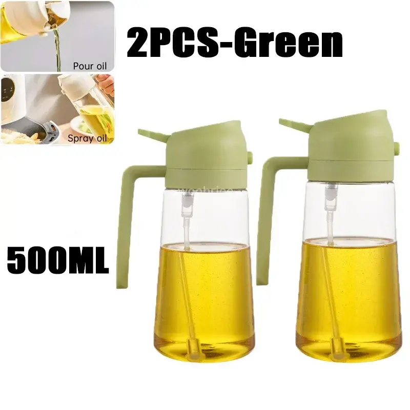 Thumbnail: 2-in-1 Kitchen Oil Sprayer & Dispenser — Spray and Brush Design