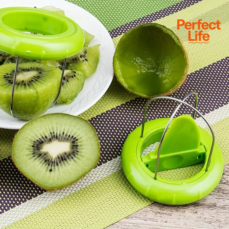 Stainless Steel Kiwi Fruit Peeler and Slicer