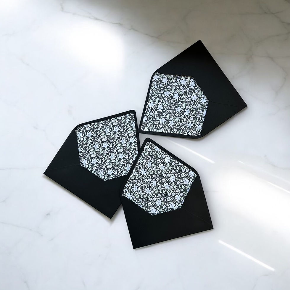 Forget Me Not Envelope Liner