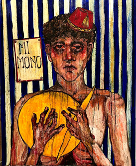 Mi Mono art spain paintings sztuka obrazy Paweł Sobczak