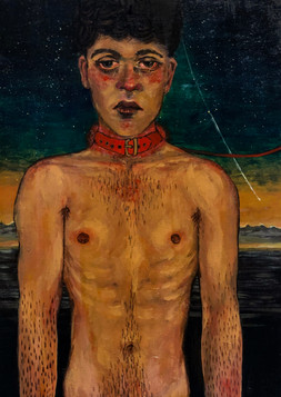 Paweł Sobczak sztuka art obraz painting pies