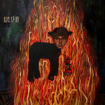 Paweł Sobczak sztuka art obraz painting sheep owieczka