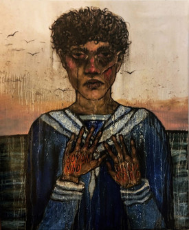 Soy un nino art spain paintings sztuka obrazy Paweł Sobczak