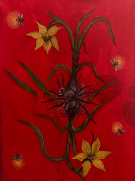 Paweł Sobczak sztuka art obraz painting flower flowers