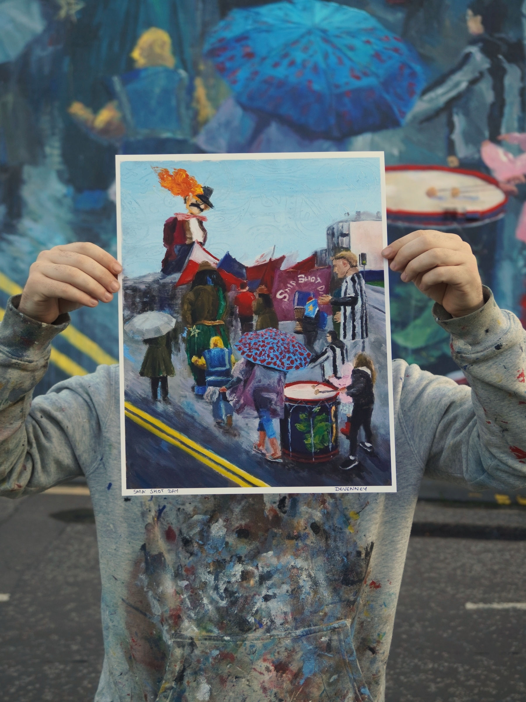 Sma' Shot Day Paisley Signed A3 Print