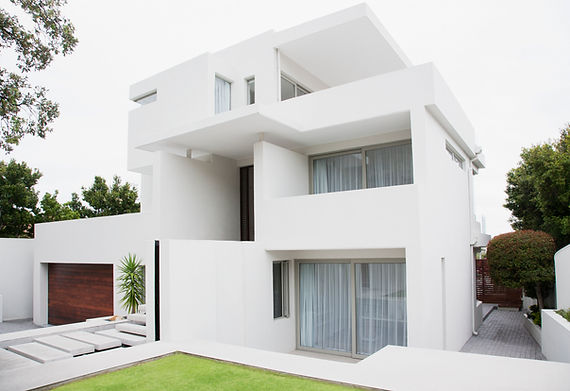 Maison moderne blanc