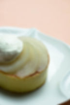 梨のパンケーキ