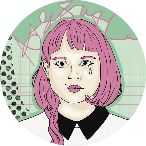 pastel pop lady pink-green