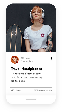 A Wix blog post displayed on mobile view