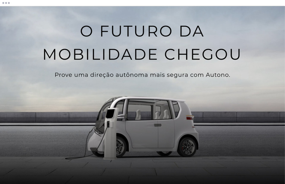 Template de site para uma empresa de tecnologia