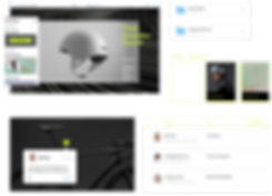 Collaboration features used by the TEMO enterprise, including shared asset folders, boards, lists of roles and permissions and the on-site feedback feature.