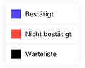 Bild der Gästeliste auf einer Wix Events-Website