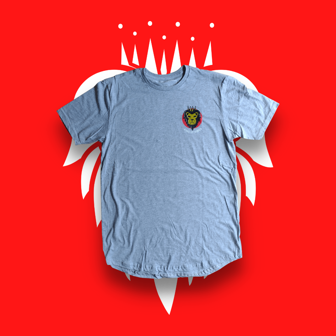 King of Kings Long T-shirt Light Grey