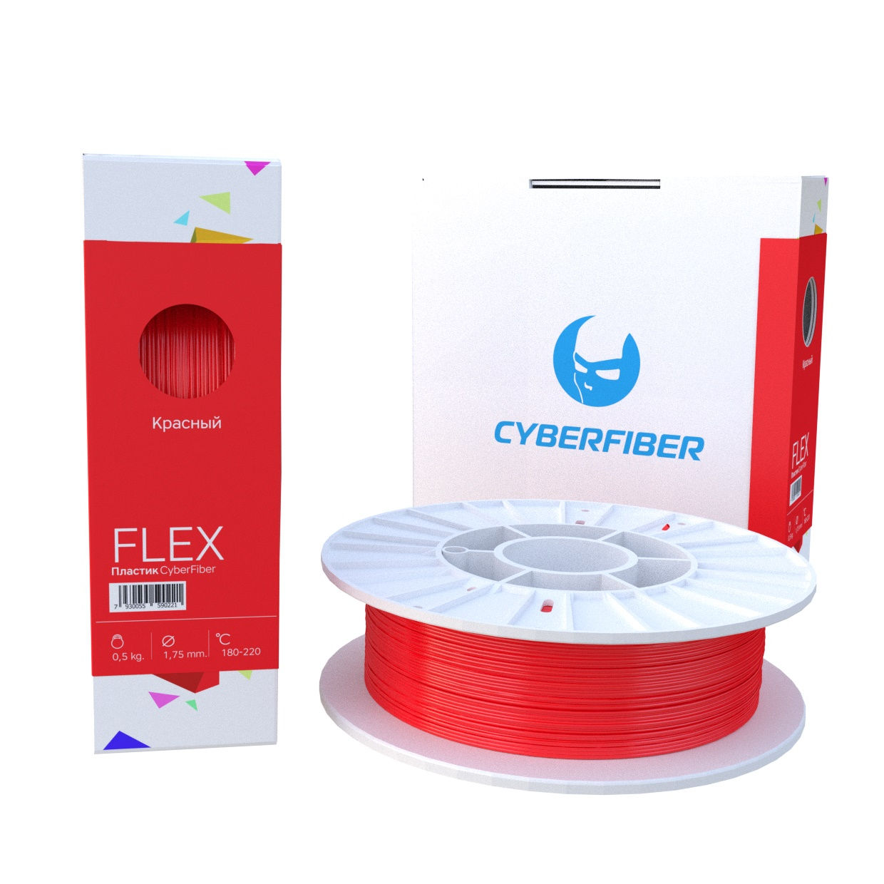 FLEX пластик CyberFiber, 1.75 мм, 500 гр.