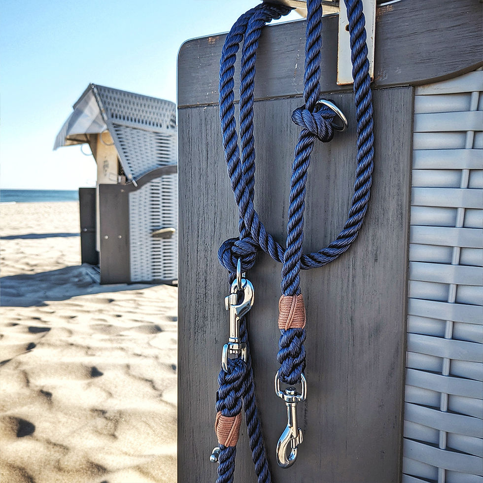 Miniaturbild: OTTENSEN – verstellbare Leine mit Knoten – marine