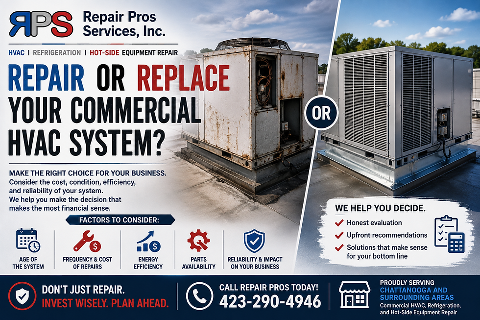 Should You Repair or Replace Your Commercial HVAC System?