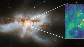 3 AGUJEROS NEGROS SUPERMASIVOS EN UN SOLO CENTRO GALÁCTICO