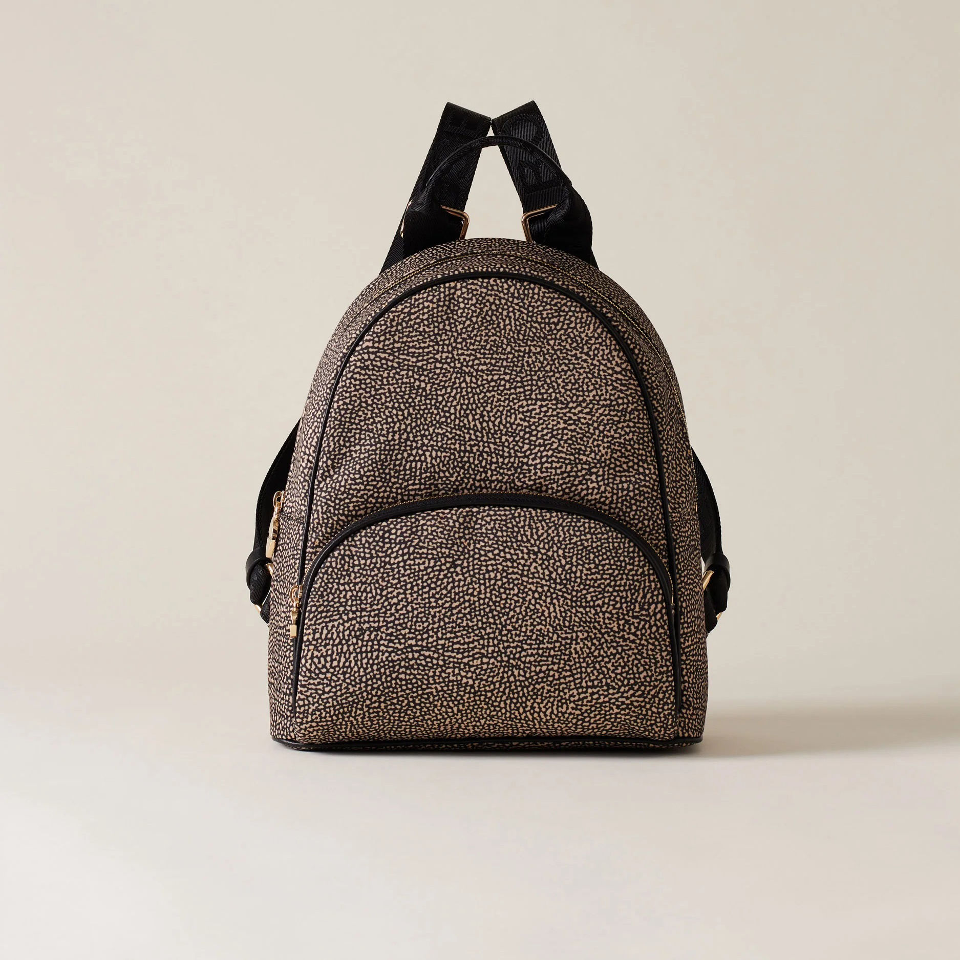 BORBONESE. Zaino Medio in Tessuto Riciclato OP