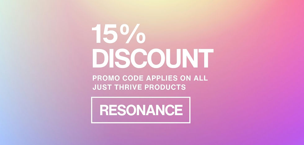 Just Thrive discount code