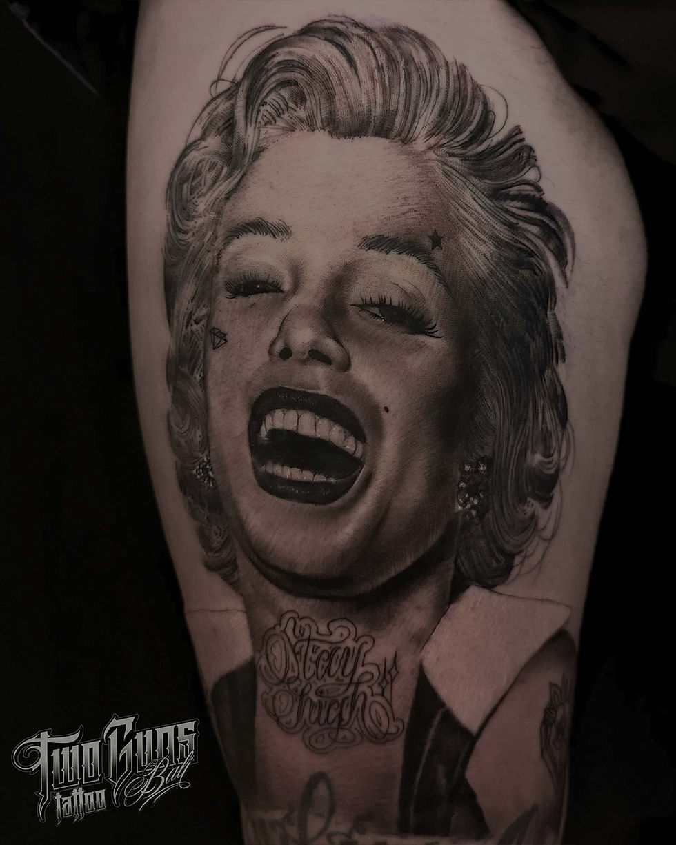 Potrait-Tattoo-Marilyn-Monroe