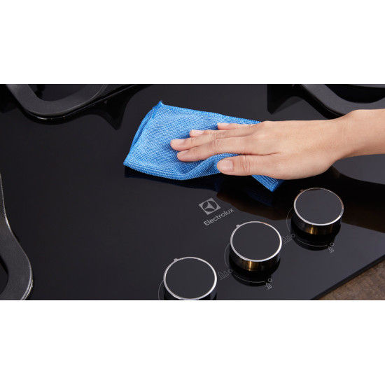Thumbnail: ELECTROLUX 78CM POTENZA GAS HOB WITH 2 BURNERS EGT7828CK