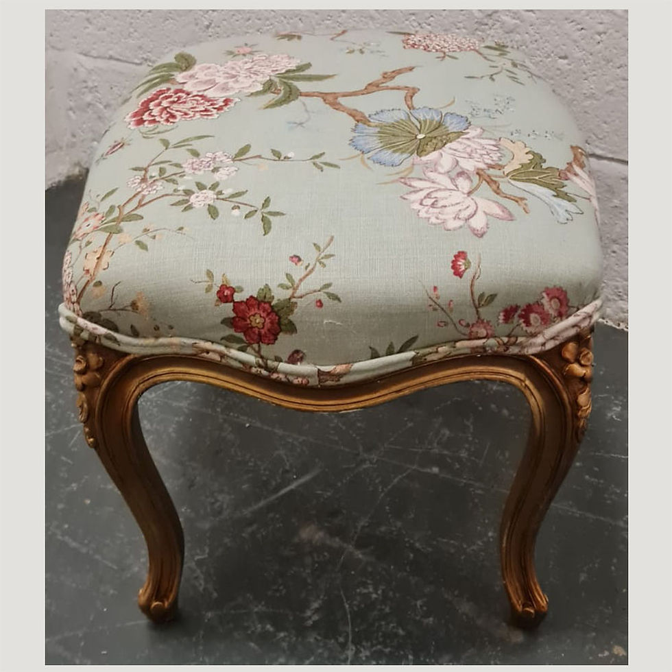 Dressing Table Stool left side view