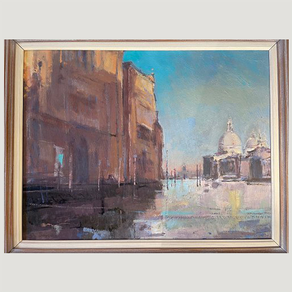 Christopher Daynes an oil painting Venice