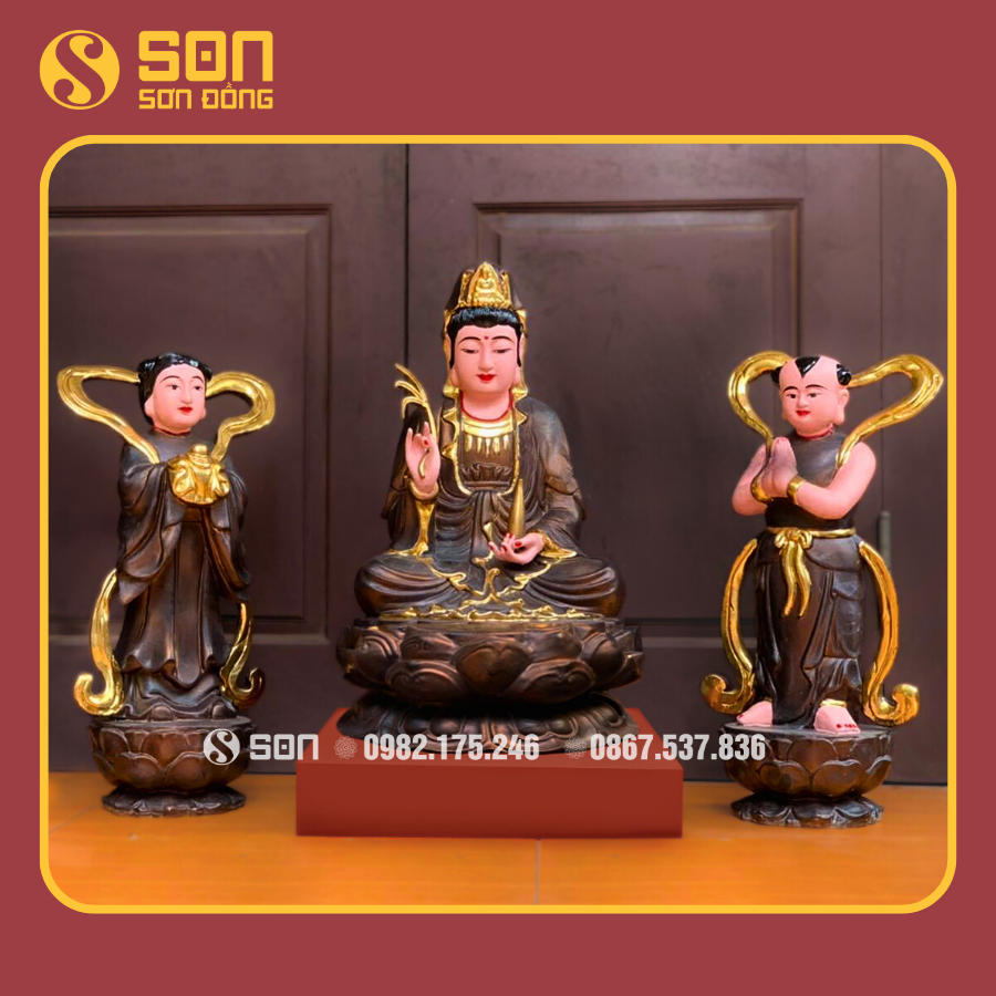 Hình thu nhỏ: TƯỢNG QUÁN THẾ ÂM - SƠN LỐI CỔ