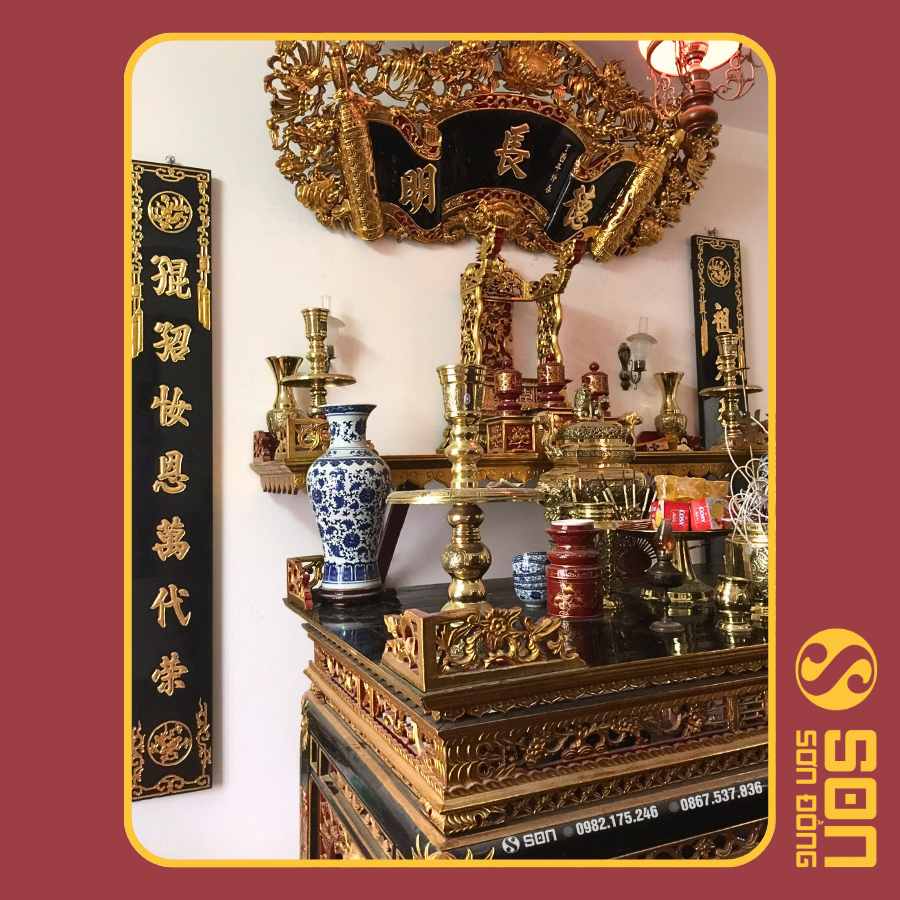 Hình thu nhỏ: BÀN THỜ ÁN GIAN  –  TRIỆN CÀI LÁ