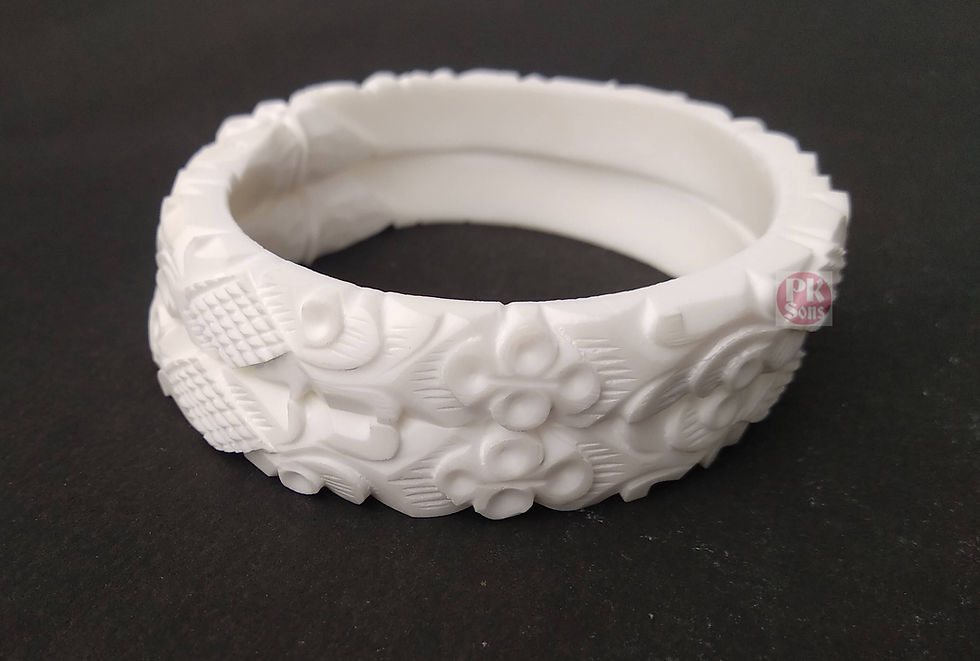 Thumbnail: Kanak Lota Design conch bangles Set For Women