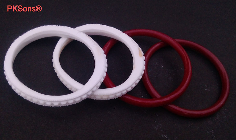 थंबनेल: Motidana Design Braclet Shakha Pola Set for Women